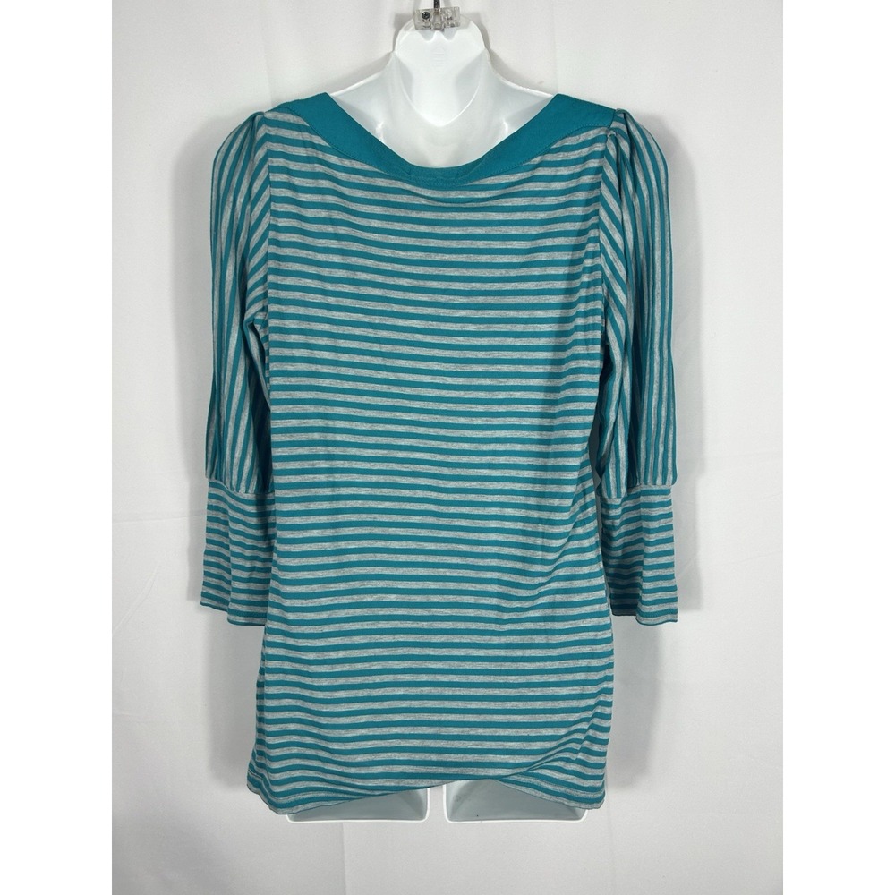Hannah Striped‎ Knit Y2K Tunic Top Size M Preppy Fairy Grunge Alternative Indie - Picture 9 of 12